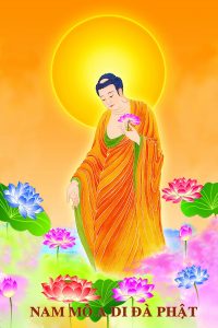 Hình ảnh Đức Phật A Di Đà hiền từ, nhân hậu